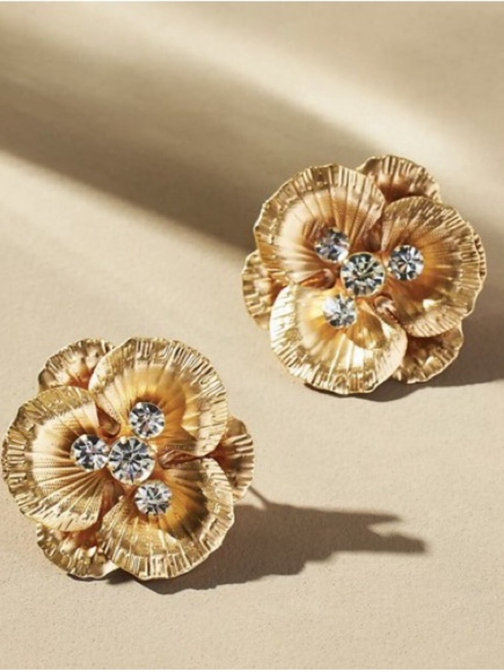 New🌟Anthropologie- Crystal Blossom Earrings